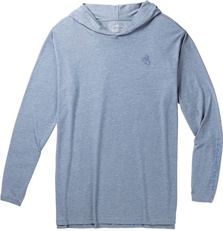Men's UPF Sun Protected Hooded Long Sleeve T Shirt image number 0