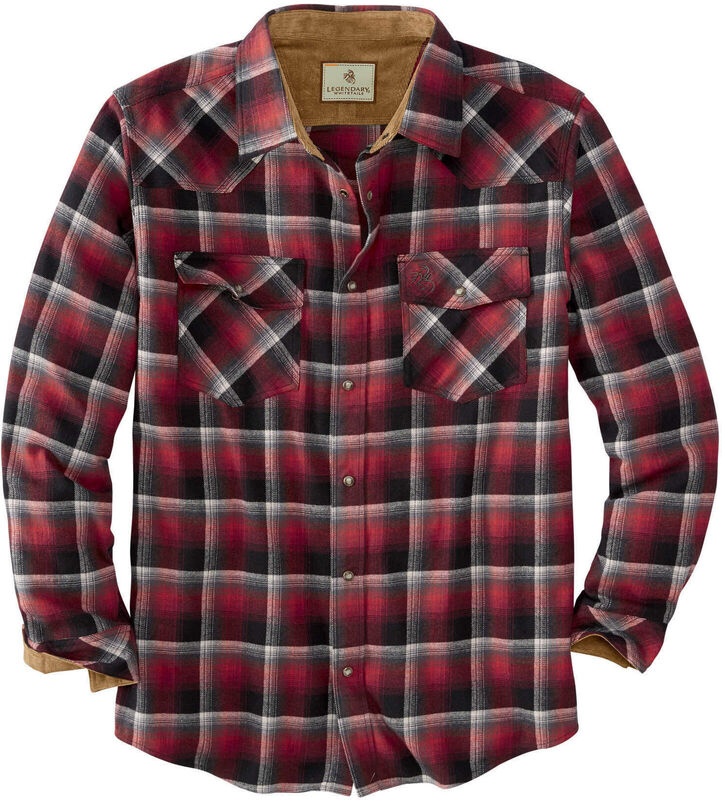 Men's Shotgun Western Flannel Shirt image number 0