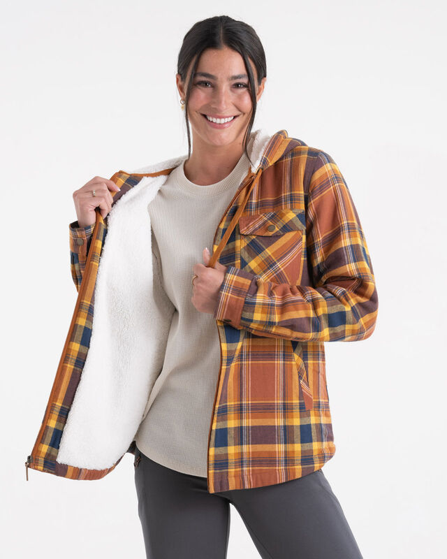 Women's Woodland Berber Shirt Jacket image number 3