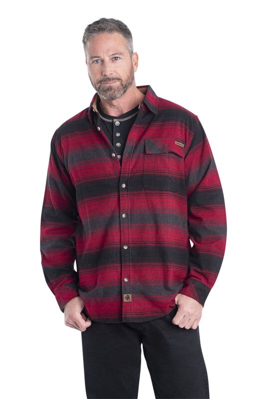 Men's Buck Camp Flannel Shirt image number 3