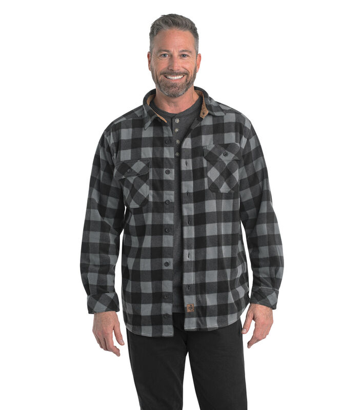 Men's Heavyweight Navigator Fleece Shirt image number 3