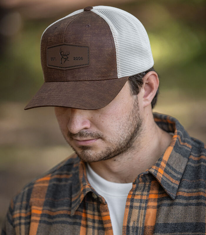 Buck Commander Waxed Cotton Leather Patch Hat image number 5