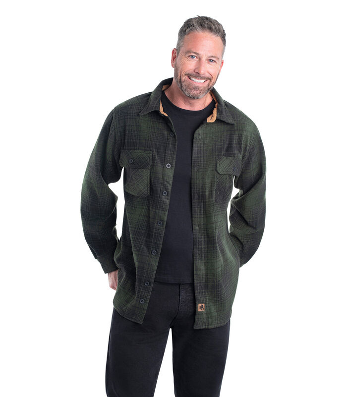 Men's Heavyweight Navigator Fleece Shirt image number 3