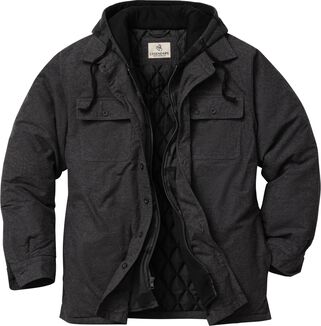 Men's Maplewood Hooded Flannel Shirt Jacket