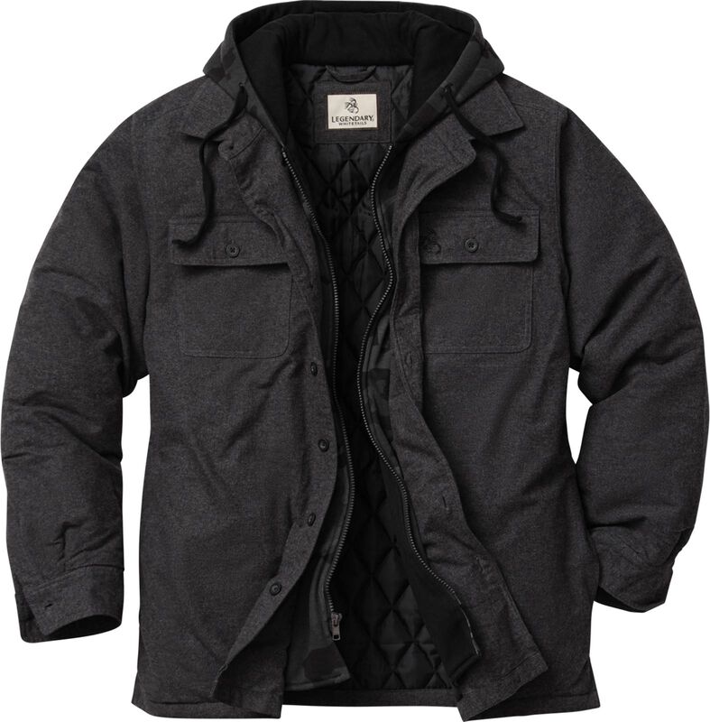Men's Maplewood Hooded Flannel Shirt Jacket image number 0