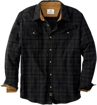 Men's Legendary Stretch Flannel Shirt Solid Heather