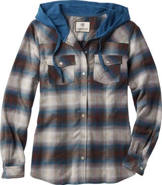 Women's Lumber Jane Hooded Flannel Shirt