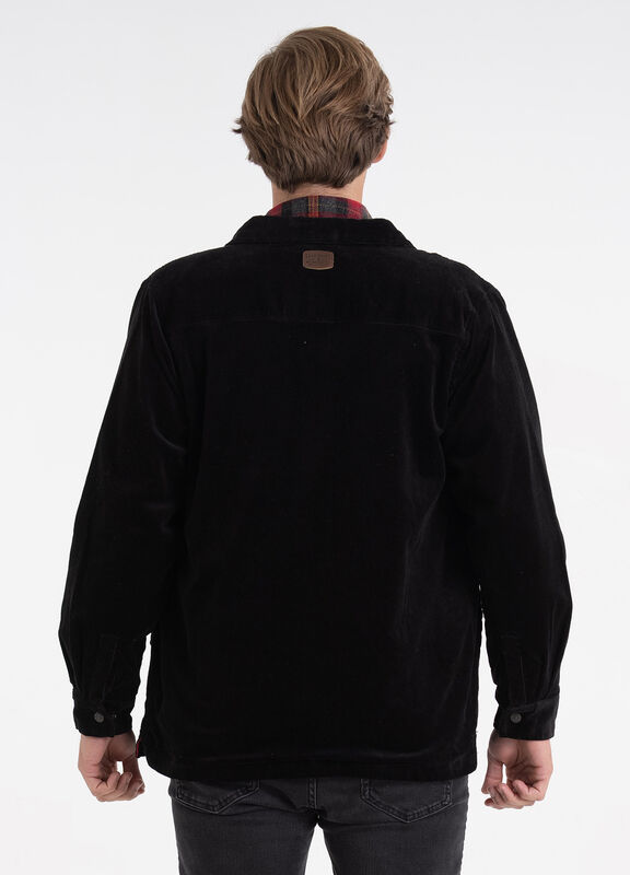 Men's Tough as Buck Flannel Lined Corduroy Shirt Jacket image number 5