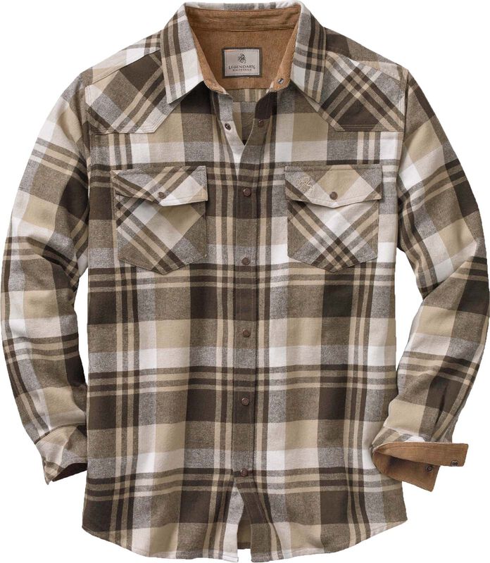 Men's Shotgun Western Flannel Shirt image number 0