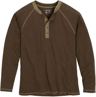 Men's Recluse Raglan Henley Long Sleeve Shirt