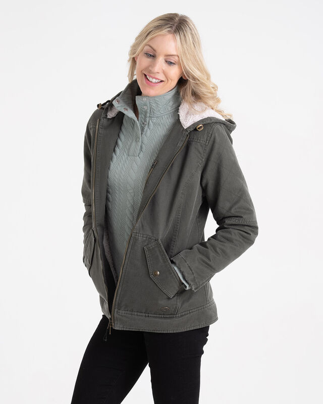 Women's Open Range Berber Lined Hooded Jacket image number 3