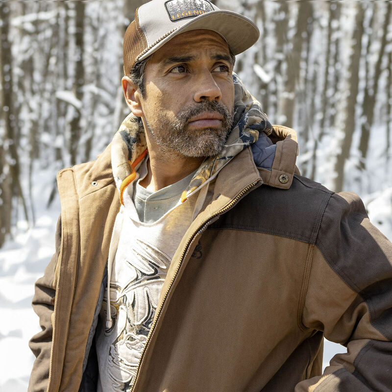 Men's Canvas Cross Trail Big Game Camo Workwear Coat image number 2