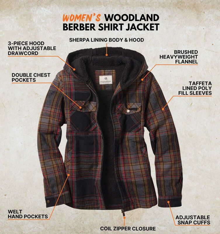 Women's Woodland Berber Shirt Jacket image number 2