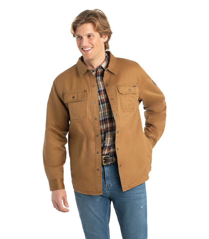 Men's Journeyman Flannel Lined Shirt Jacket image number 3