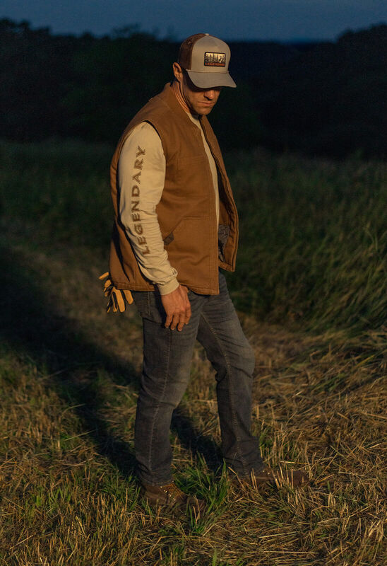Men's Canvas Cross Trail Workwear Vest image number 2