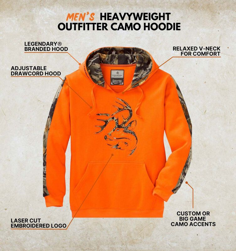 Men's Heavyweight Outfitter Camo Hoodie image number 2