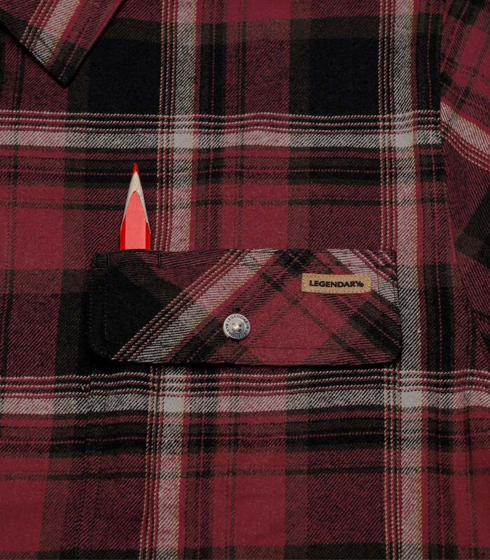 Men's Buck Camp Flannel Shirt image number 4