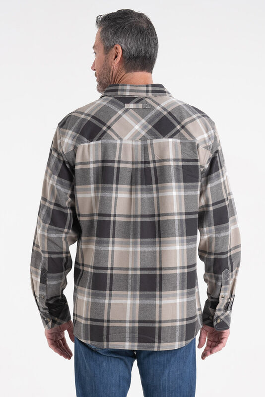 Men's Buck Camp Flannel Shirt image number 4