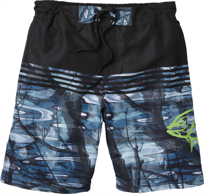 Men's Fully Lined Lakeside Camo Swim Trunks image number 0