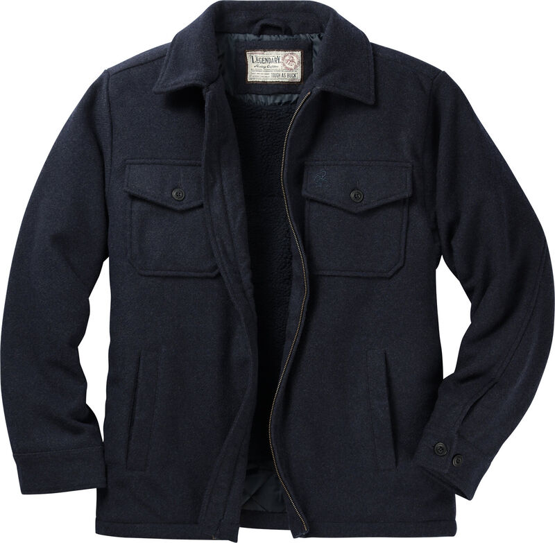 Men's Tough as Buck Outdoorsman Berber Lined Wool Jacket image number 0