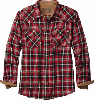 Men's Shotgun Western Flannel Shirt