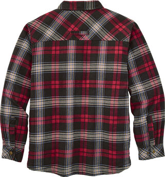 Men's Deer Camp Berber Lined Flannel Shirt Jacket