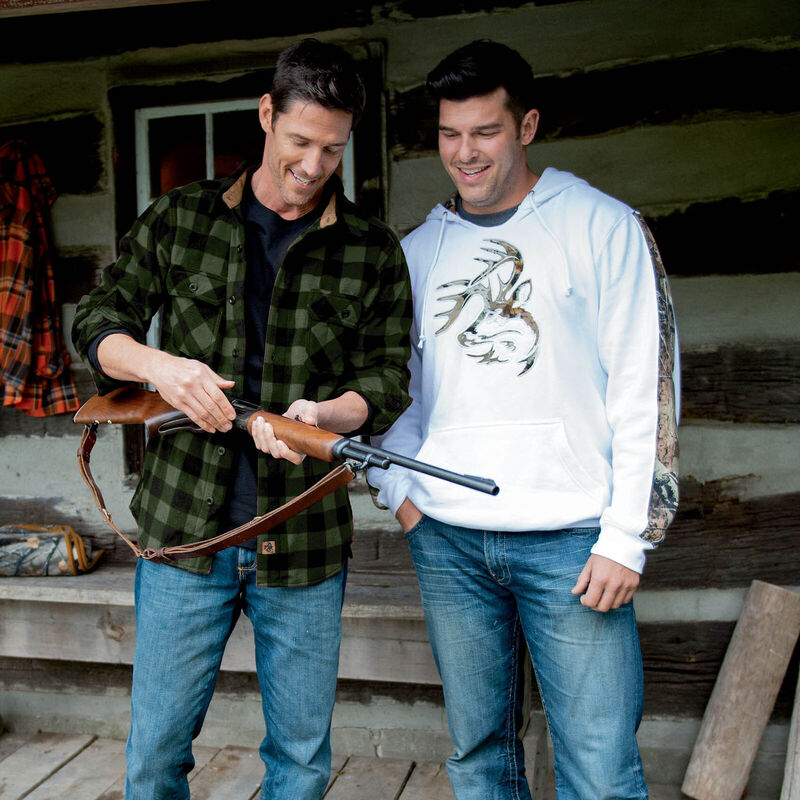 Men's Heavyweight Outfitter Camo Hoodie image number 2