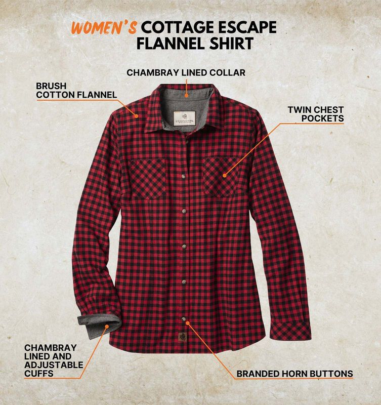 Women's Cottage Escape Flannel Shirt image number 2
