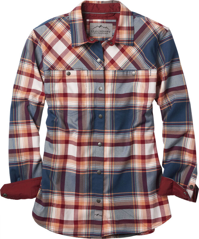 Women's Comfortable Performance Flannel Shirt image number 0