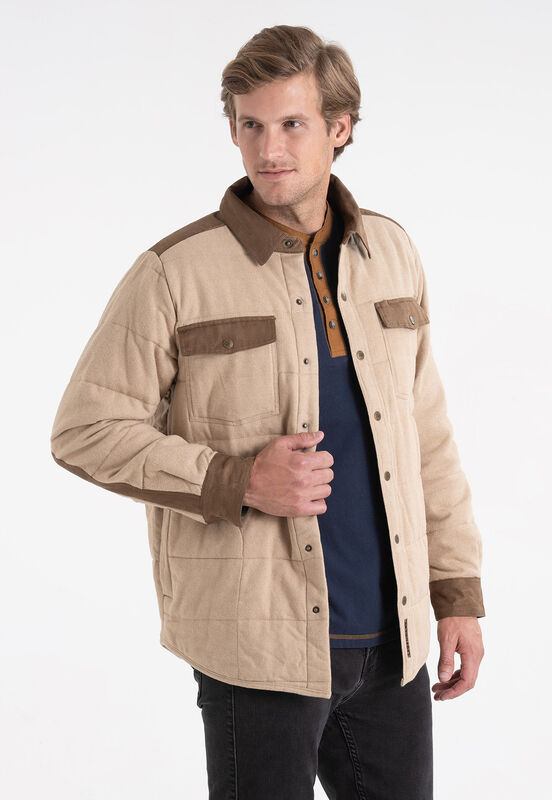Men's High Caliber Quilted Shirt Jacket image number 2