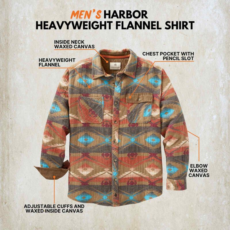 Men's Harbor Heavyweight Flannel Shirt image number 2