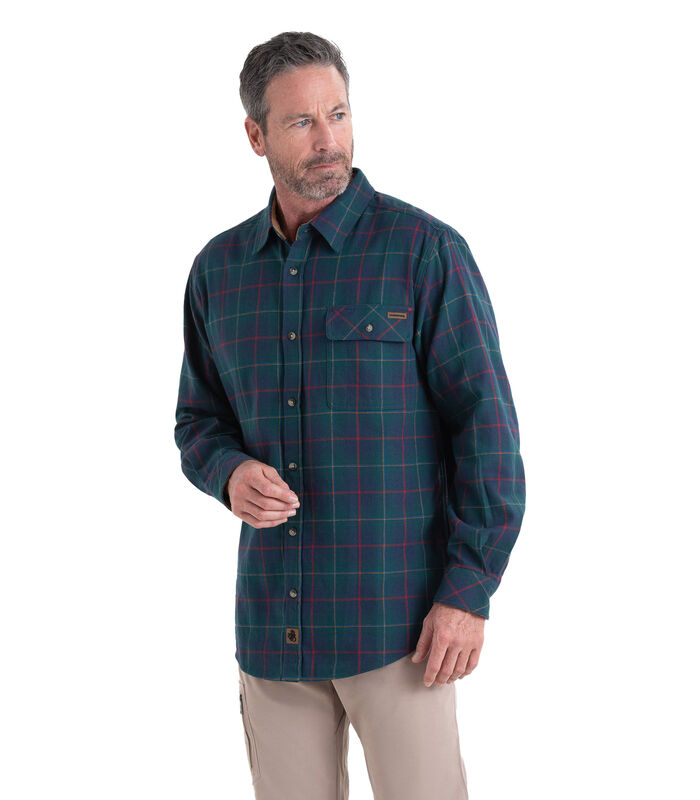 Men's Buck Camp Flannel Shirt image number 3
