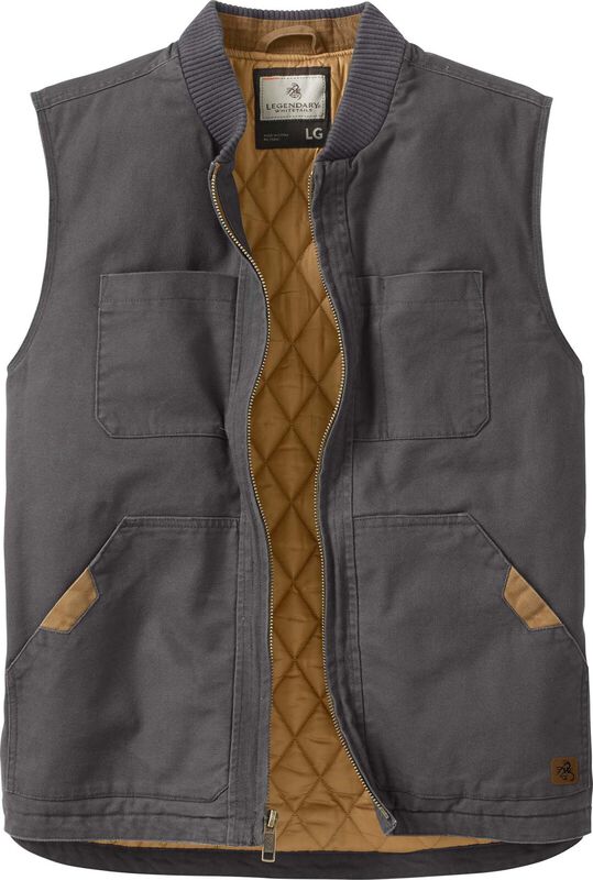 Men's Canvas Cross Trail Workwear Vest image number 0