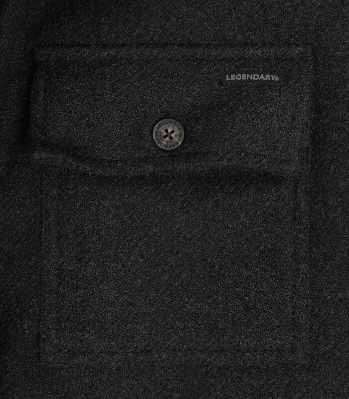 Men&rsquo;s Tough as Buck Legacy Insulated Button Up Wool Shirt Jacket image number 4