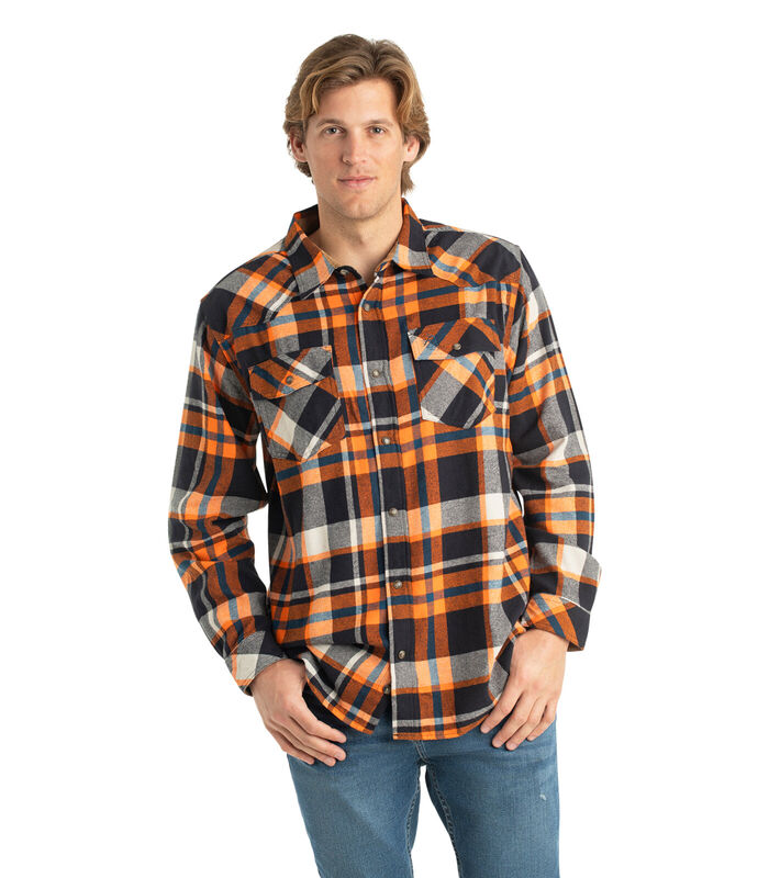Men's Shotgun Western Flannel Shirt image number 2