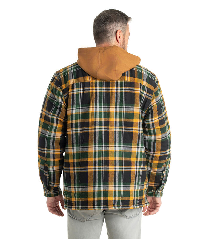 Men's Maplewood Hooded Flannel Shirt Jacket image number 4