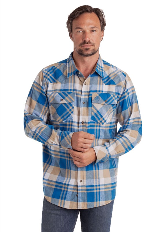 Men's Shotgun Western Flannel Shirt image number 3