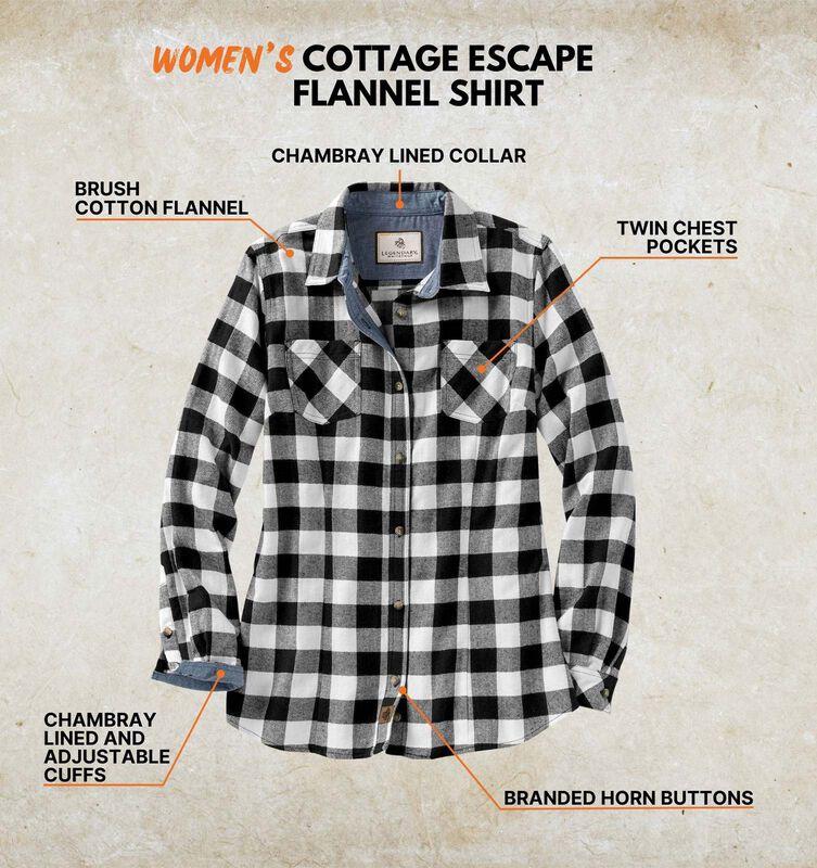 Women's Cottage Escape Flannel Shirt image number 2