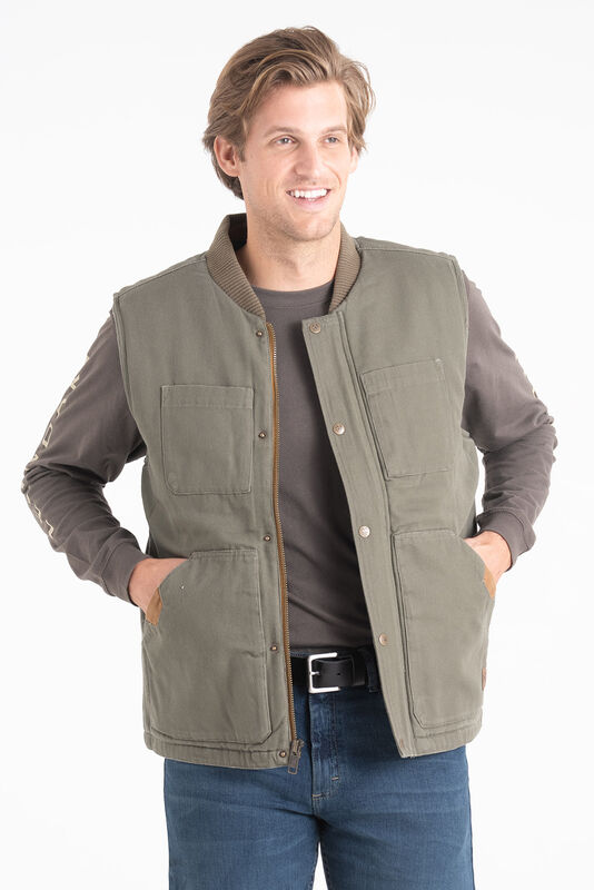 Men's Concealed Carry Canvas Cross Trail Vest image number 2