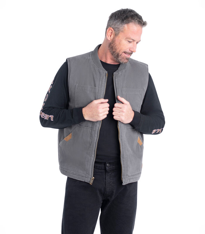 Men's Canvas Cross Trail Workwear Vest image number 3