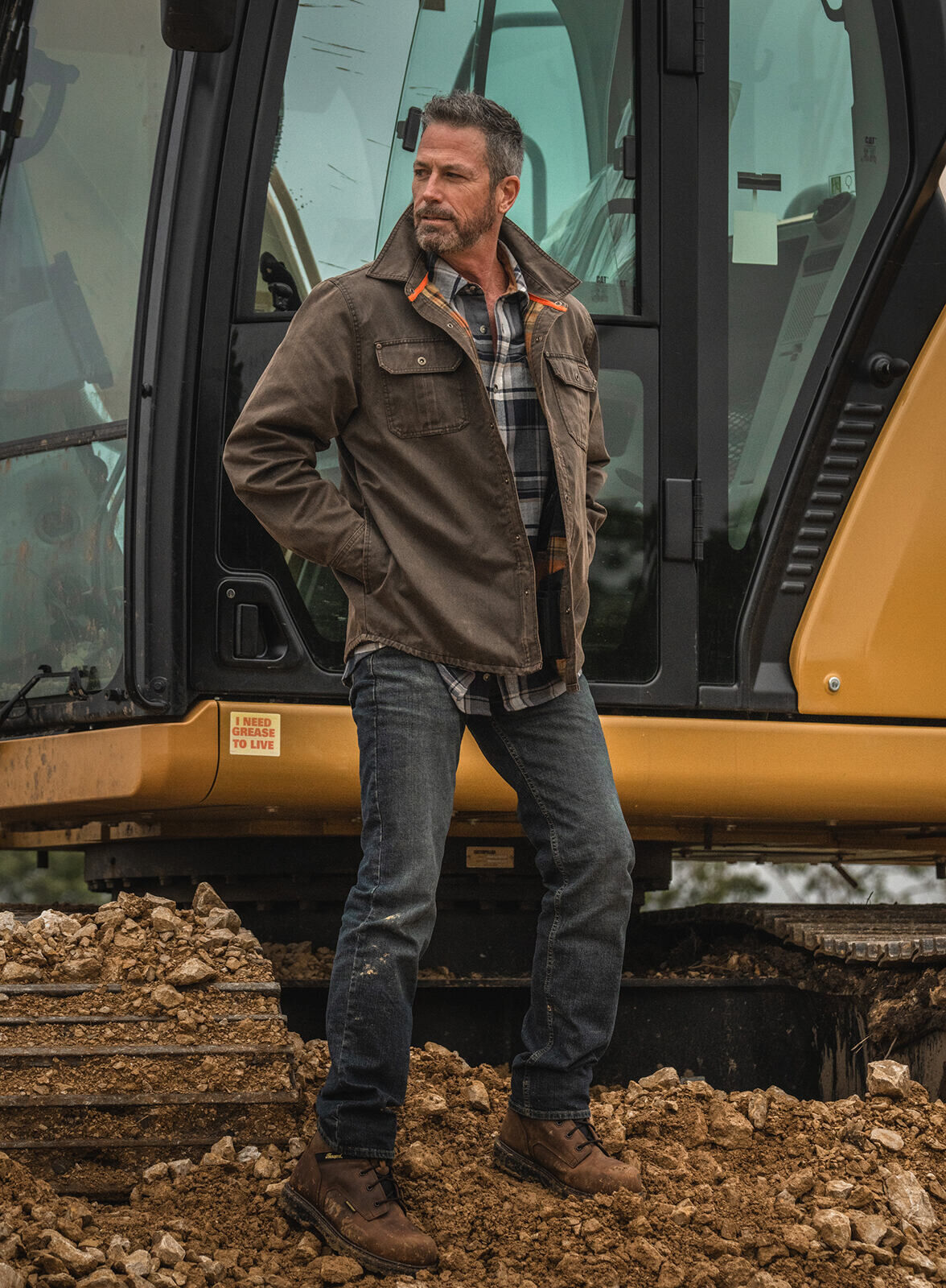 Men's Concealed Carry Journeyman Shirt Jacket | Water & Wind Resistant