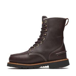 Thorogood 1957 Series Flyway Waterproof 8″ Briar Pitstop Moc Toe Hunting Boots