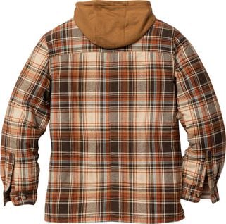 Men's Maplewood Hooded Flannel Shirt Jacket