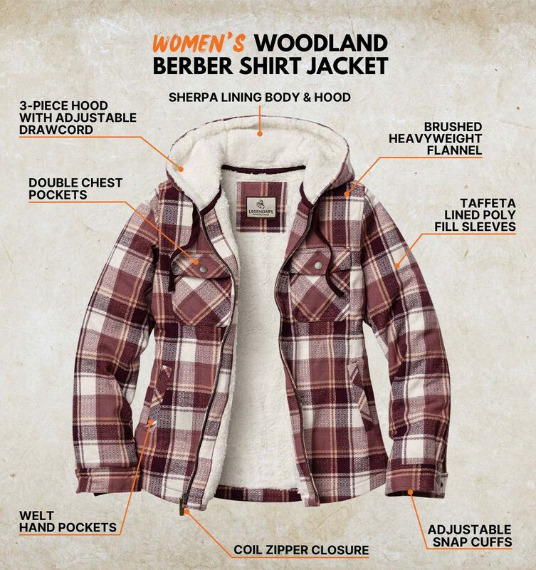 Women's Woodland Berber Shirt Jacket image number 2