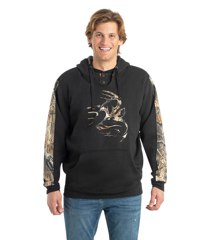 Men's Heavyweight Outfitter Camo Hoodie image number 3