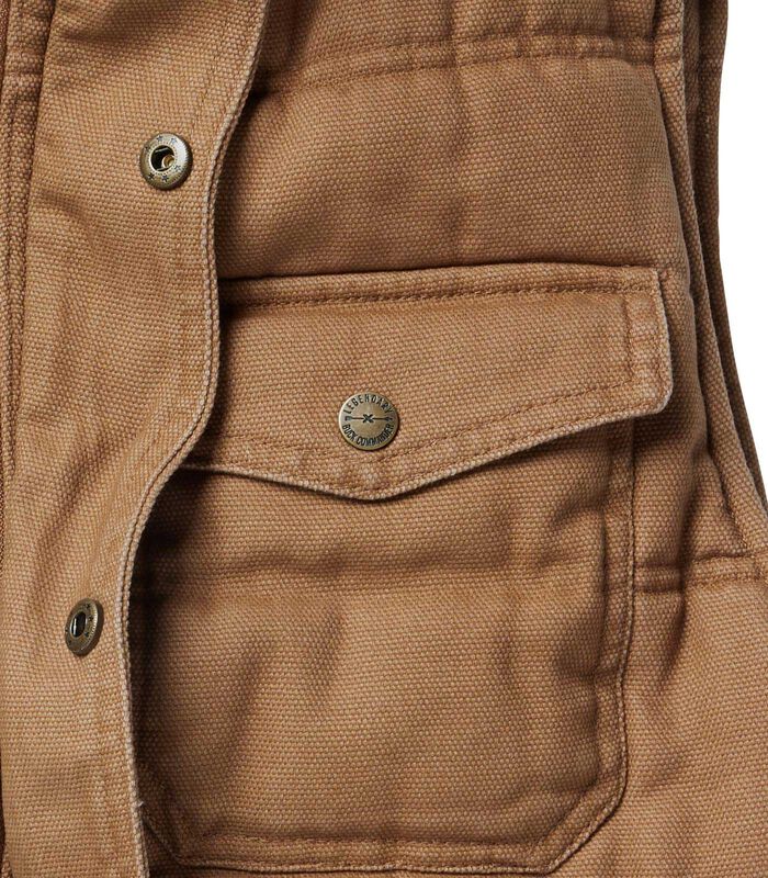 Men's Buck Commander Cabin Creek Quilted Canvas Vest image number 2