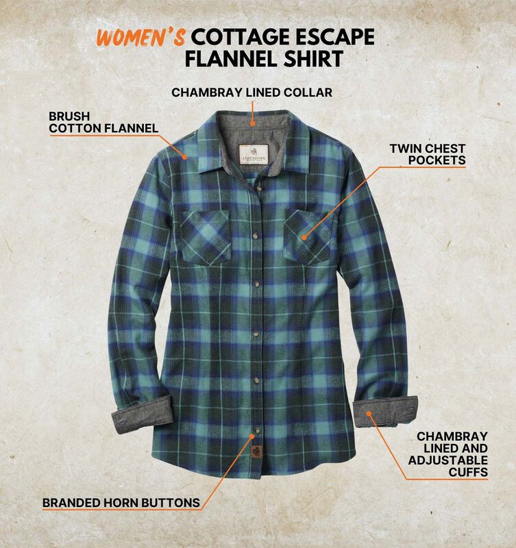 Women's Cottage Escape Flannel Shirt image number 2