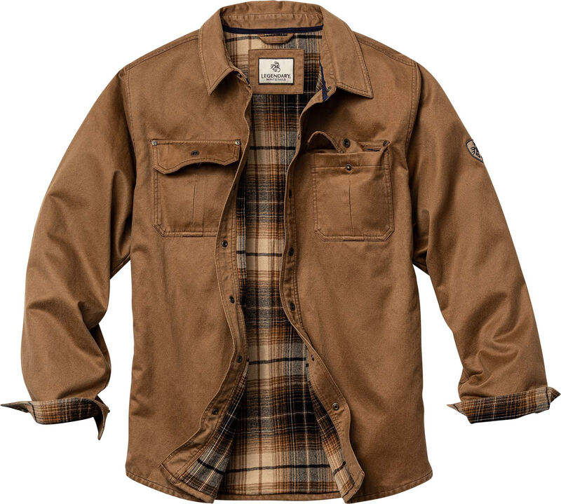 Men's Journeyman Flannel Lined Shirt Jacket image number 0