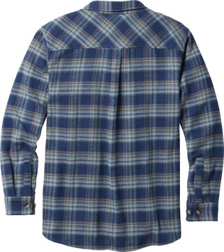 Brawny Plaid Long Sleeve Flannel Button Up Shirt
