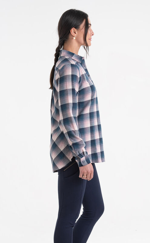 Women's Firelight Popover Flannel Tunic Top image number 3